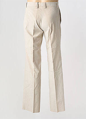 Pantalon droit tissage velours taille normale beige PIERRE TALAMON homme