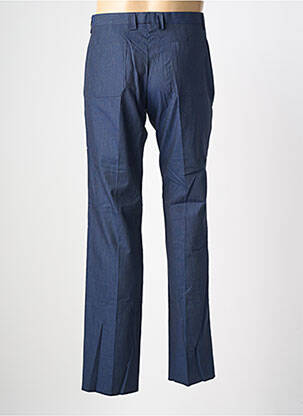Pantalon droit taille à pinces taille normale bleu PIERRE TALAMON homme