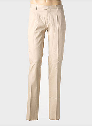 Pantalon chino poches taille normale beige PIERRE TALAMON homme