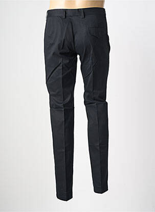 Pantalon slim tissage popeline taille normale noir PIERRE TALAMON homme