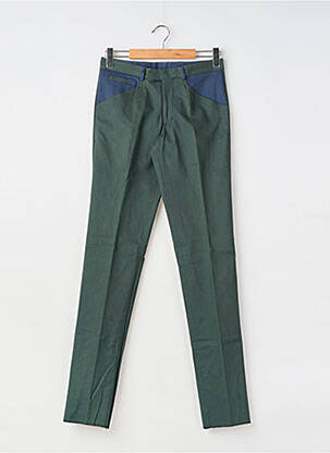 Pantalon chino poches taille normale vert PIERRE TALAMON homme