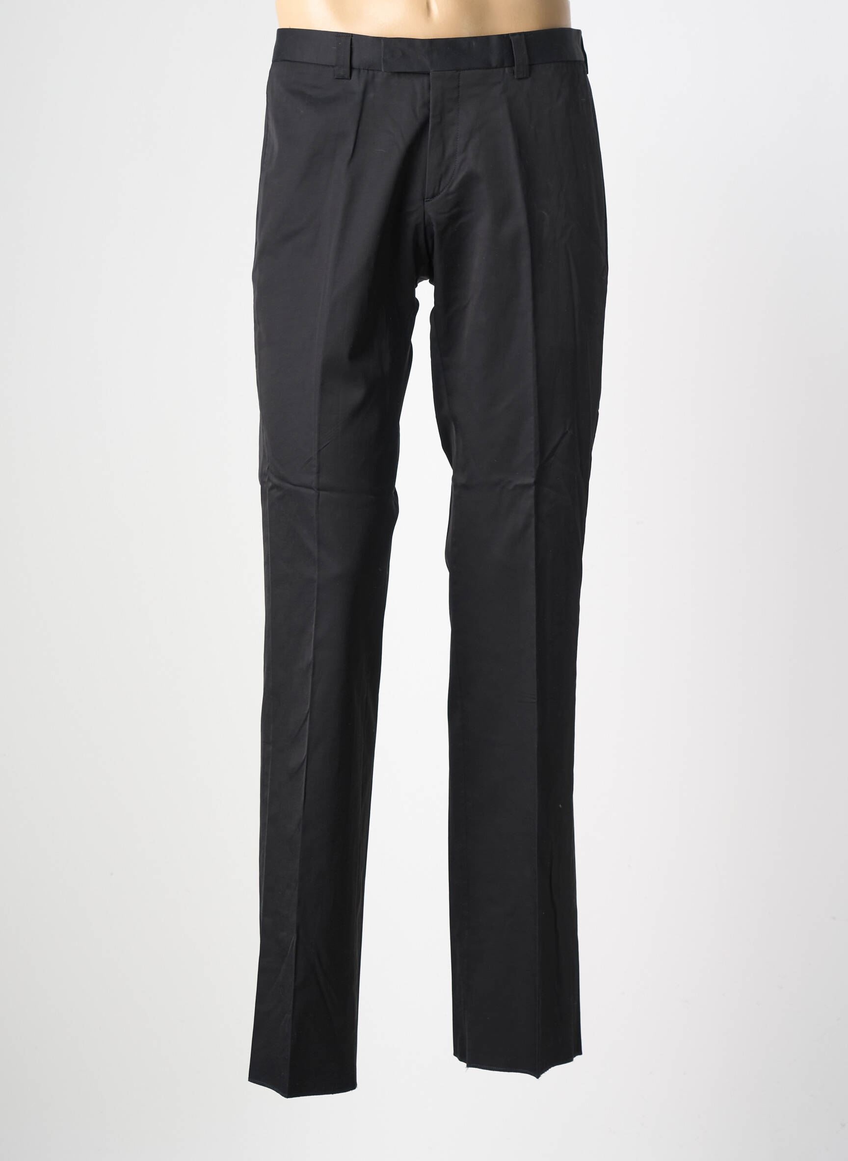 Pantalon chino poches taille normale noir PIERRE TALAMON homme