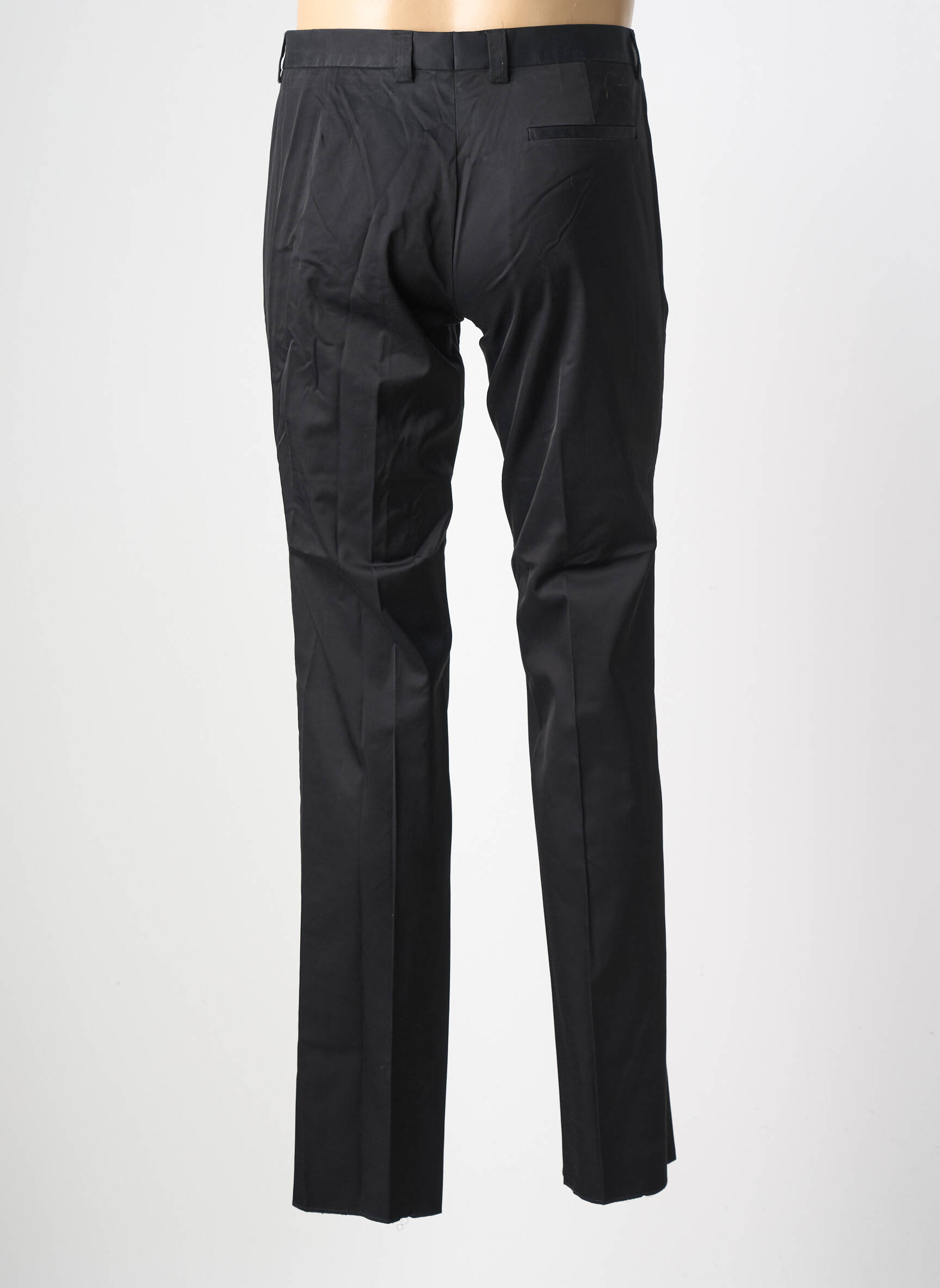 Pantalon chino poches taille normale noir PIERRE TALAMON homme