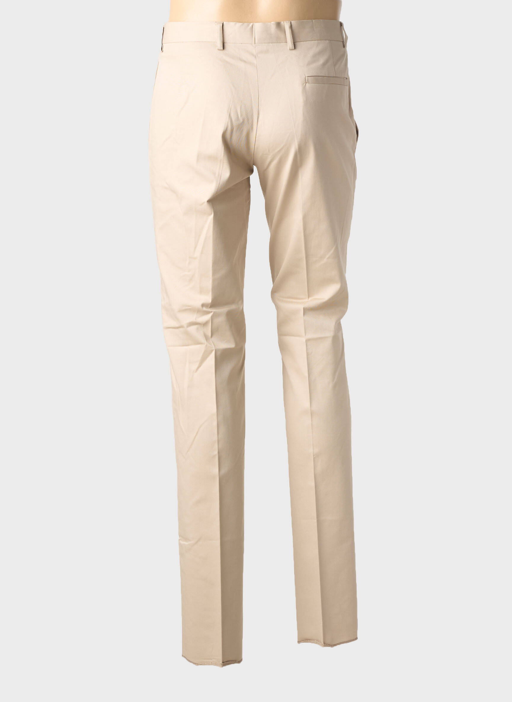 Pantalon chino poches taille normale beige PIERRE TALAMON homme