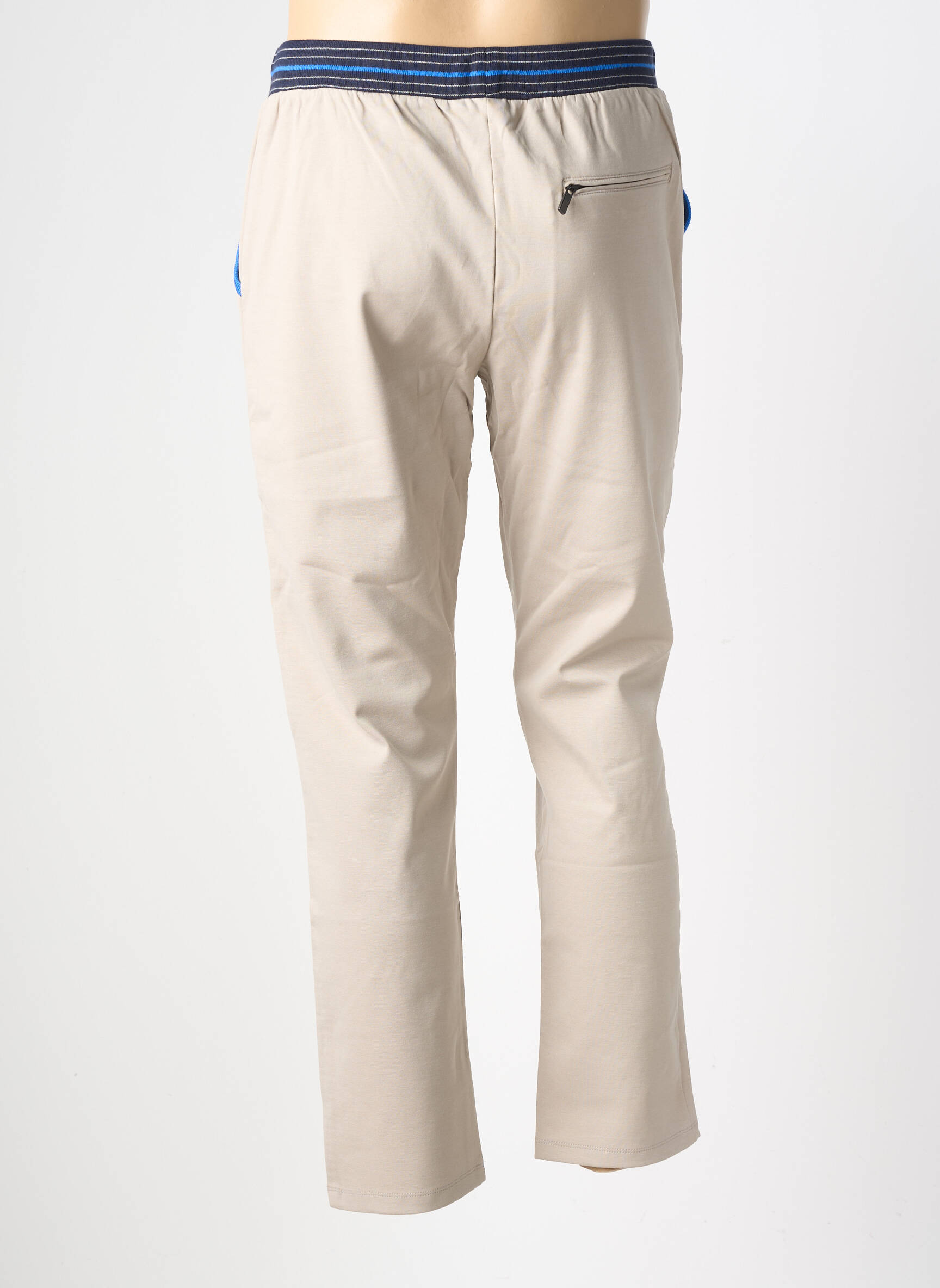 Jogging stretch taille normale beige PIERRE TALAMON homme