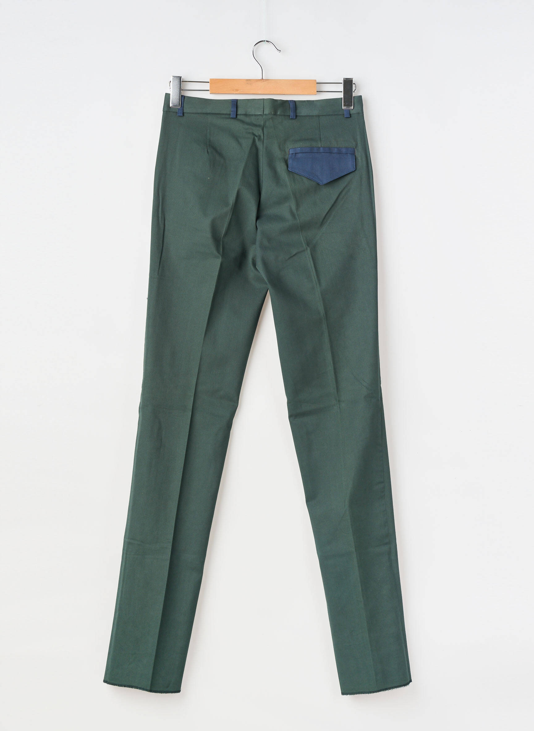 Pantalon chino poches taille normale vert PIERRE TALAMON homme