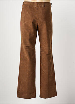 Pantalon droit taille normale taille normale marron PIERRE TALAMON homme