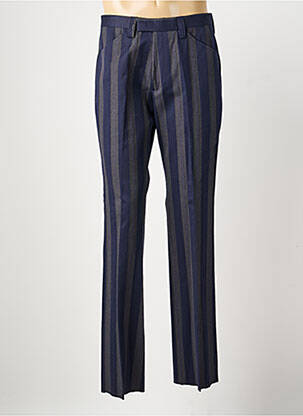 Pantalon droit taille normale taille normale bleu PIERRE TALAMON homme