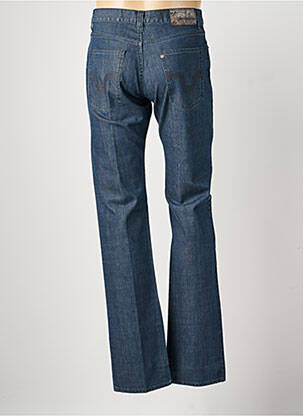 Jeans coupe droite fermeture zippée sous rabat boutonné taille normale bleu PIERRE TALAMON homme
