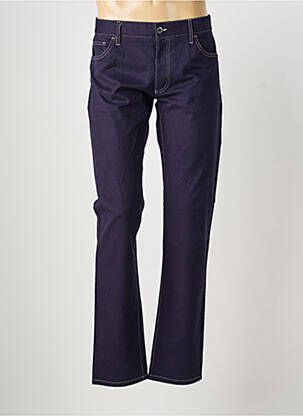 Jeans coupe slim tissage brut taille normale bleu PIERRE TALAMON homme
