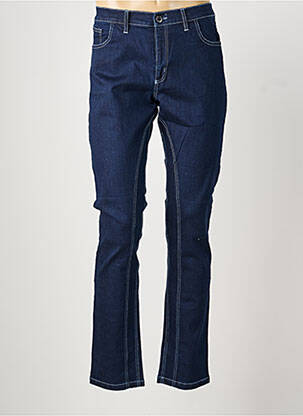 Jeans coupe slim tissage brut taille normale bleu PIERRE TALAMON homme