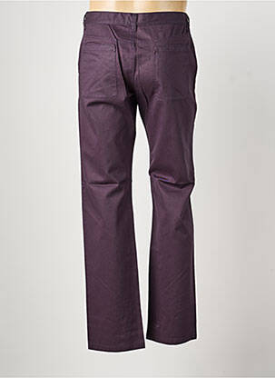 Pantalon droit taille normale taille normale violet PIERRE TALAMON homme
