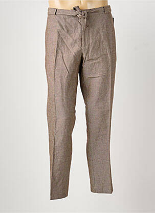 Pantalon chino poches taille normale beige PIERRE TALAMON homme