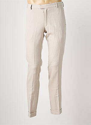 Pantalon slim taille à pinces taille normale gris PIERRE TALAMON homme