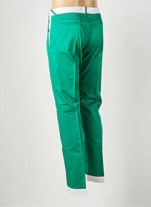 Pantalon chino poches taille normale vert PIERRE TALAMON homme