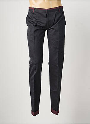 Pantalon chino tissage popeline taille normale noir PIERRE TALAMON homme