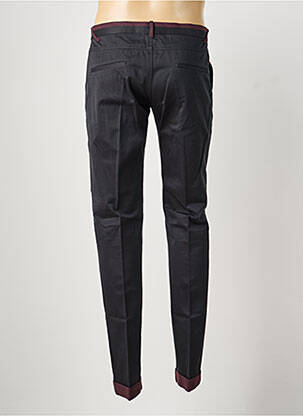 Pantalon chino tissage popeline taille normale noir PIERRE TALAMON homme