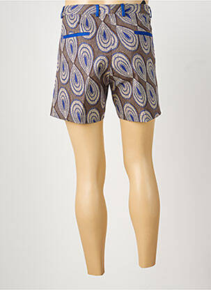 Short fermeture zippée sous rabat boutonné taille normale marron PIERRE TALAMON homme