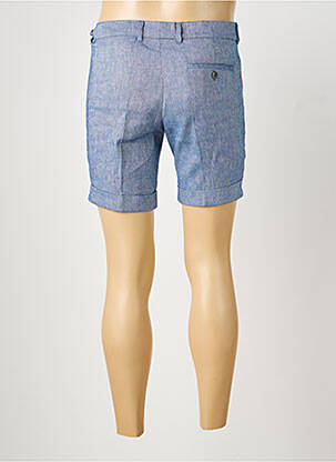 Short fermeture zippée sous rabat boutonné taille normale bleu PIERRE TALAMON homme
