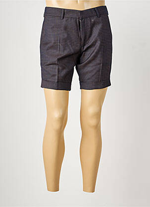 Short fermeture zippée sous rabat boutonné taille normale noir PIERRE TALAMON homme