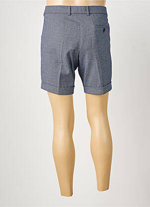 Short fermeture zippée sous rabat boutonné taille normale bleu PIERRE TALAMON homme
