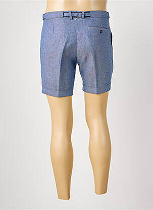 Short fermeture zippée sous rabat boutonné taille normale bleu PIERRE TALAMON homme
