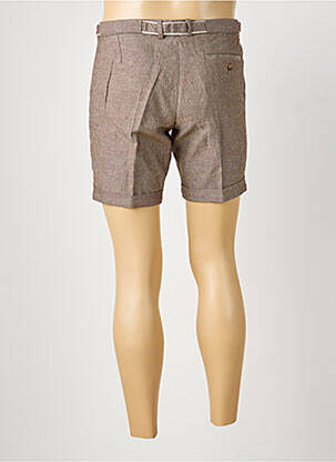 Short fermeture zippée sous rabat boutonné taille normale beige PIERRE TALAMON homme