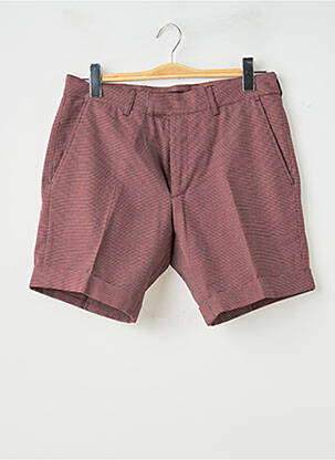 Short fermeture zippée sous rabat boutonné taille normale rouge PIERRE TALAMON homme