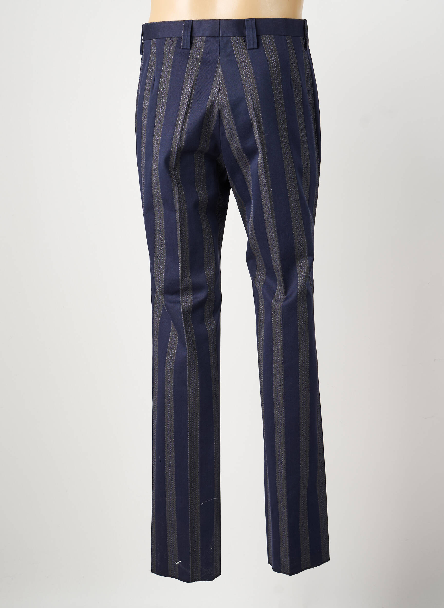Pantalon droit taille normale taille normale bleu PIERRE TALAMON homme