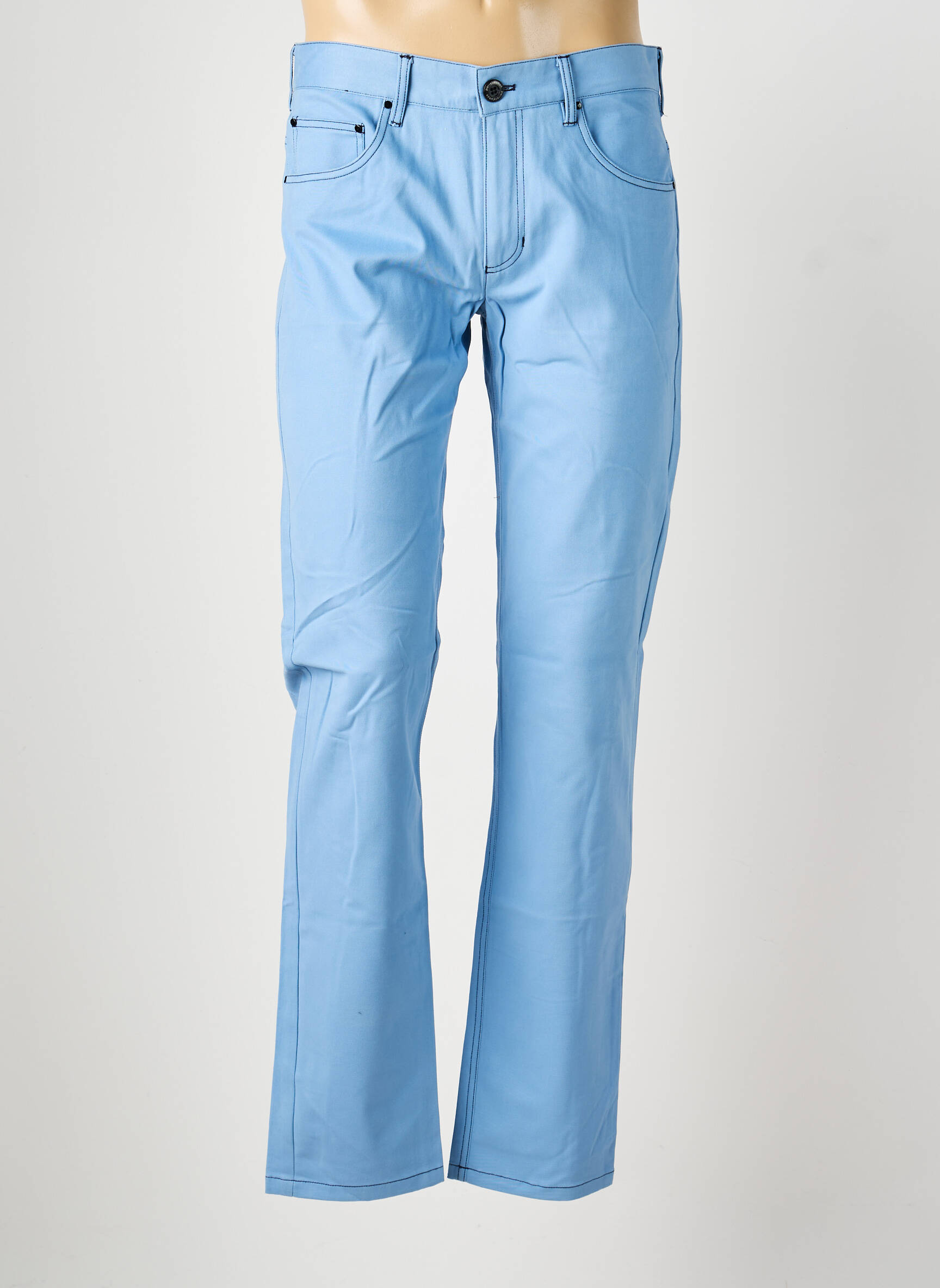 Jeans coupe slim stretch taille normale bleu PIERRE TALAMON homme
