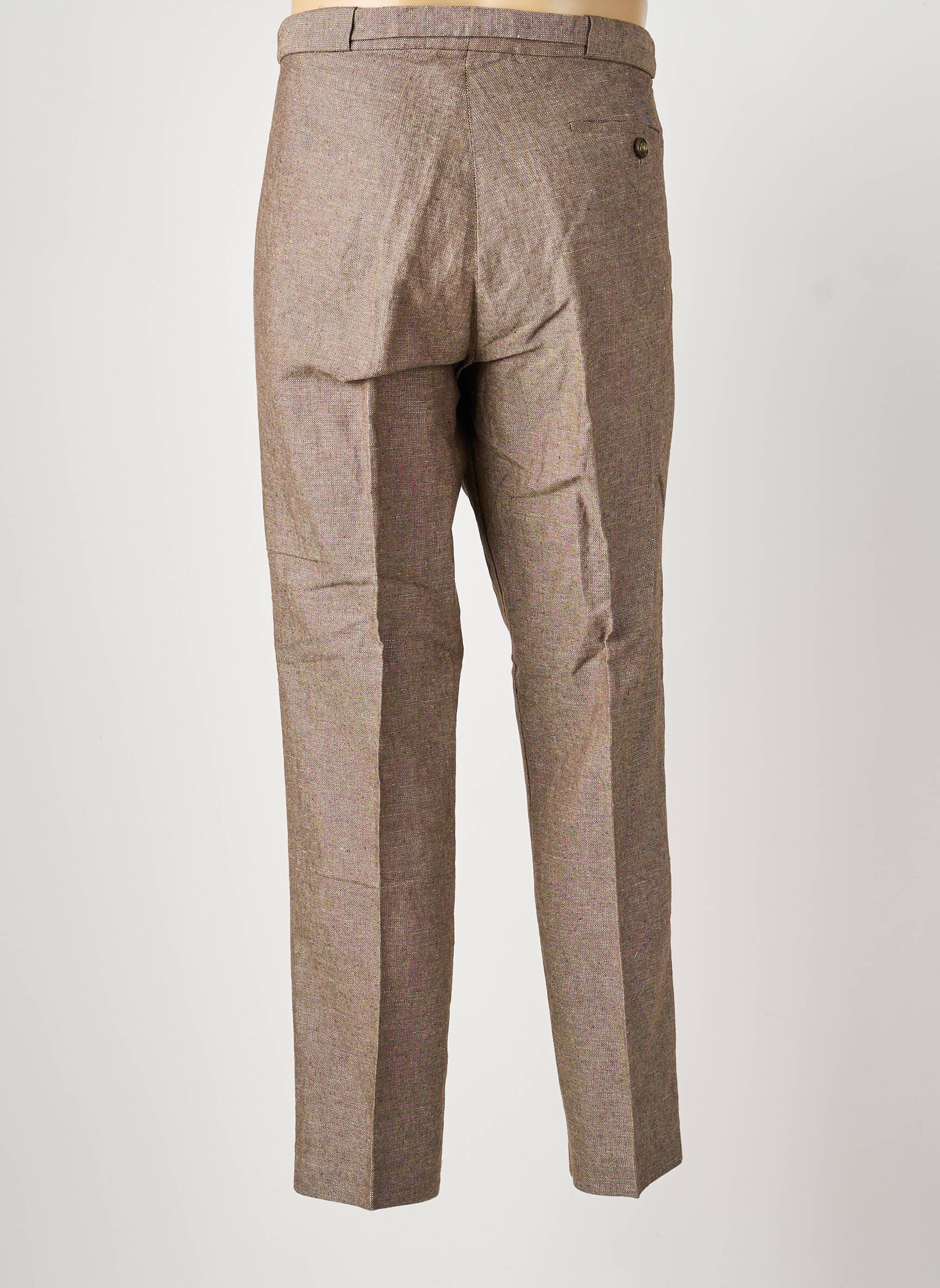 Pantalon chino poches taille normale beige PIERRE TALAMON homme