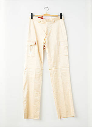 Pantalon cargo stretch taille normale beige PIERRE TALAMON homme
