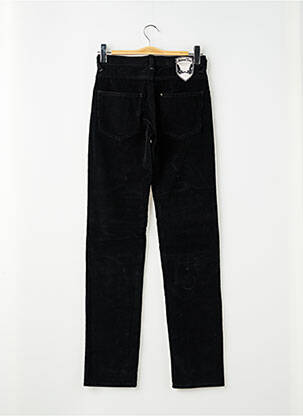 Pantalon slim tissage velours taille normale noir PIERRE TALAMON homme