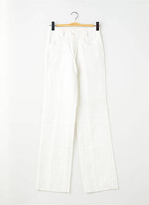 Pantalon large poches taille haute beige PIERRE TALAMON homme
