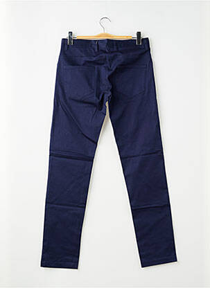 Pantalon slim tissage popeline taille normale bleu PIERRE TALAMON homme