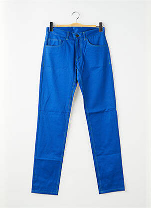 Pantalon slim stretch taille normale bleu PIERRE TALAMON homme