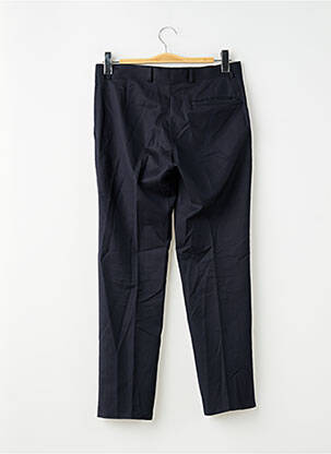 Pantalon chino fermeture zippée sous rabat avec crochet taille normale noir PIERRE TALAMON homme
