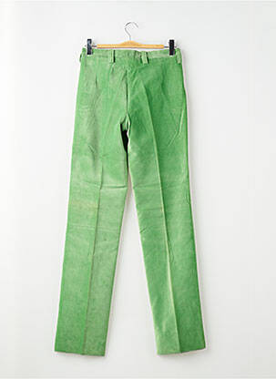 Pantalon slim tissage velours taille normale vert PIERRE TALAMON homme