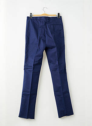 Pantalon slim tissage popeline taille normale bleu PIERRE TALAMON homme