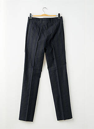 Pantalon slim tissage popeline taille normale bleu PIERRE TALAMON homme