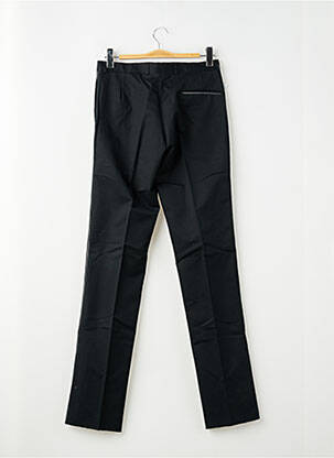 Pantalon slim tissage popeline taille normale noir PIERRE TALAMON homme