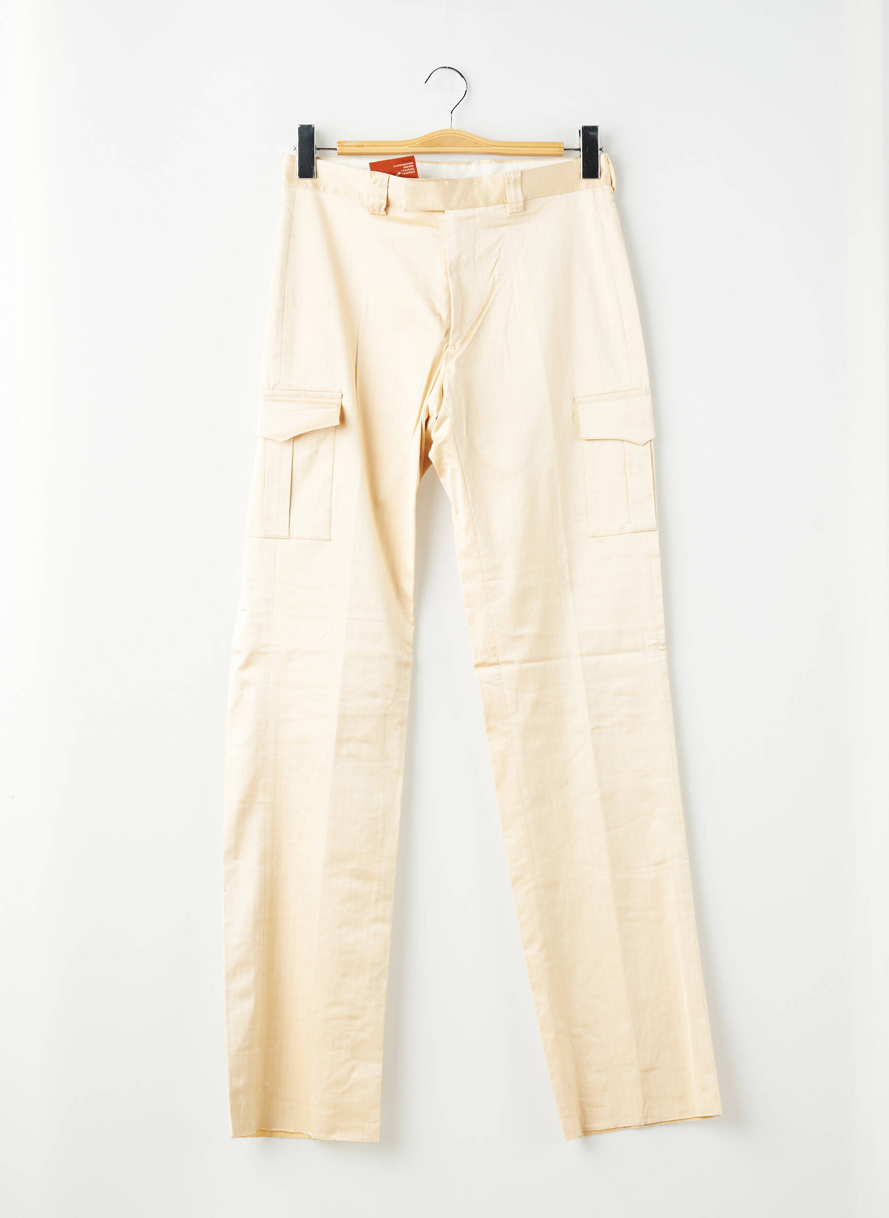 Pantalon cargo stretch taille normale beige PIERRE TALAMON homme