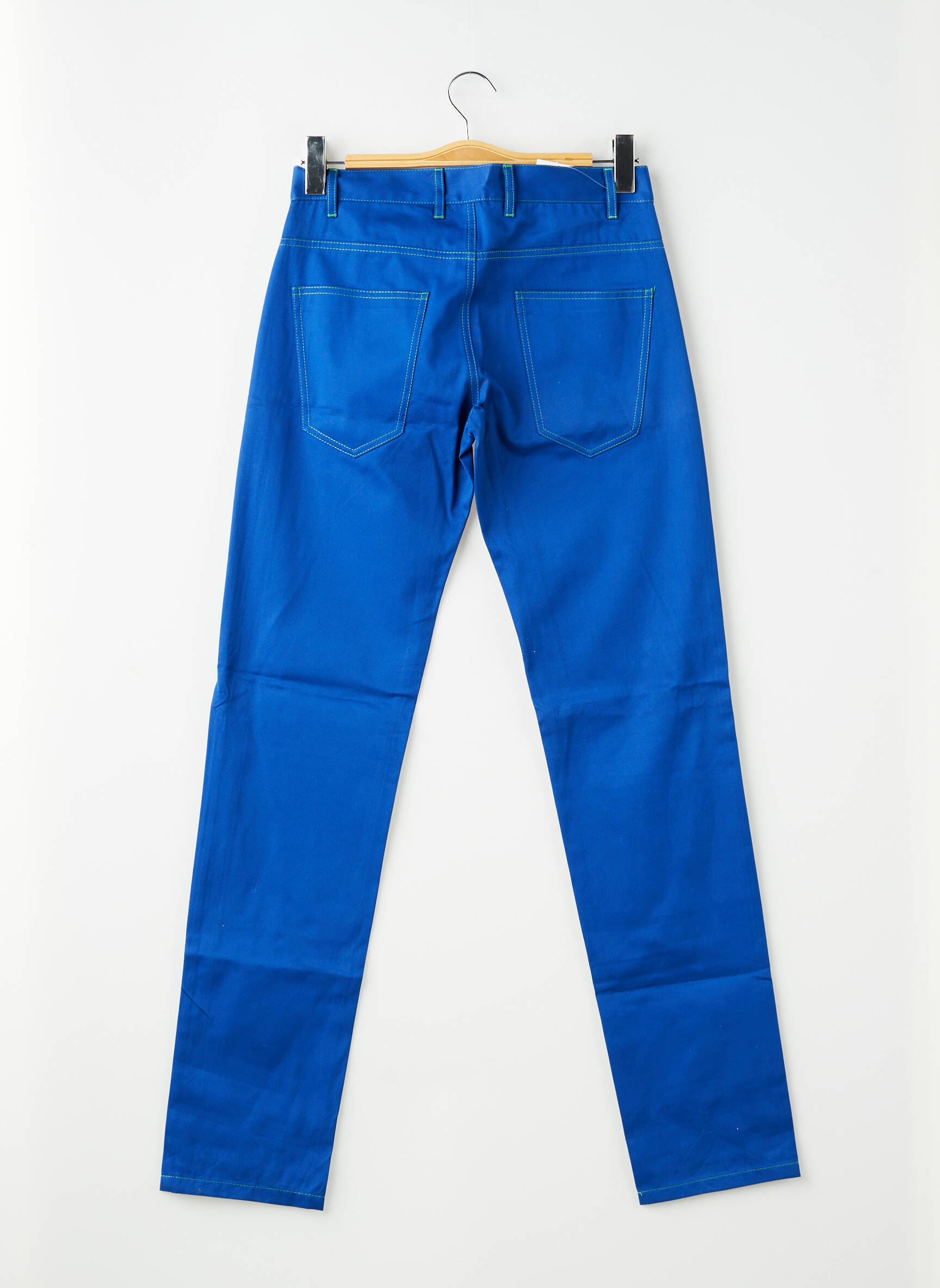 Pantalon slim stretch taille normale bleu PIERRE TALAMON homme