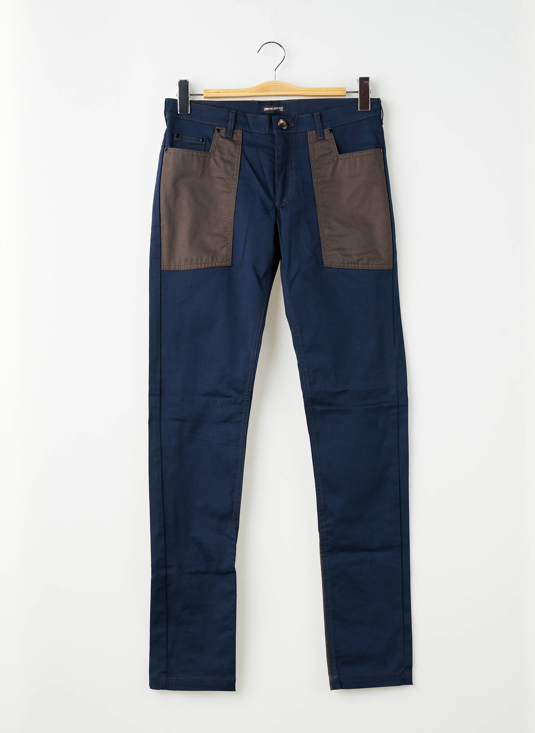 Jeans coupe slim stretch taille normale bleu PIERRE TALAMON homme