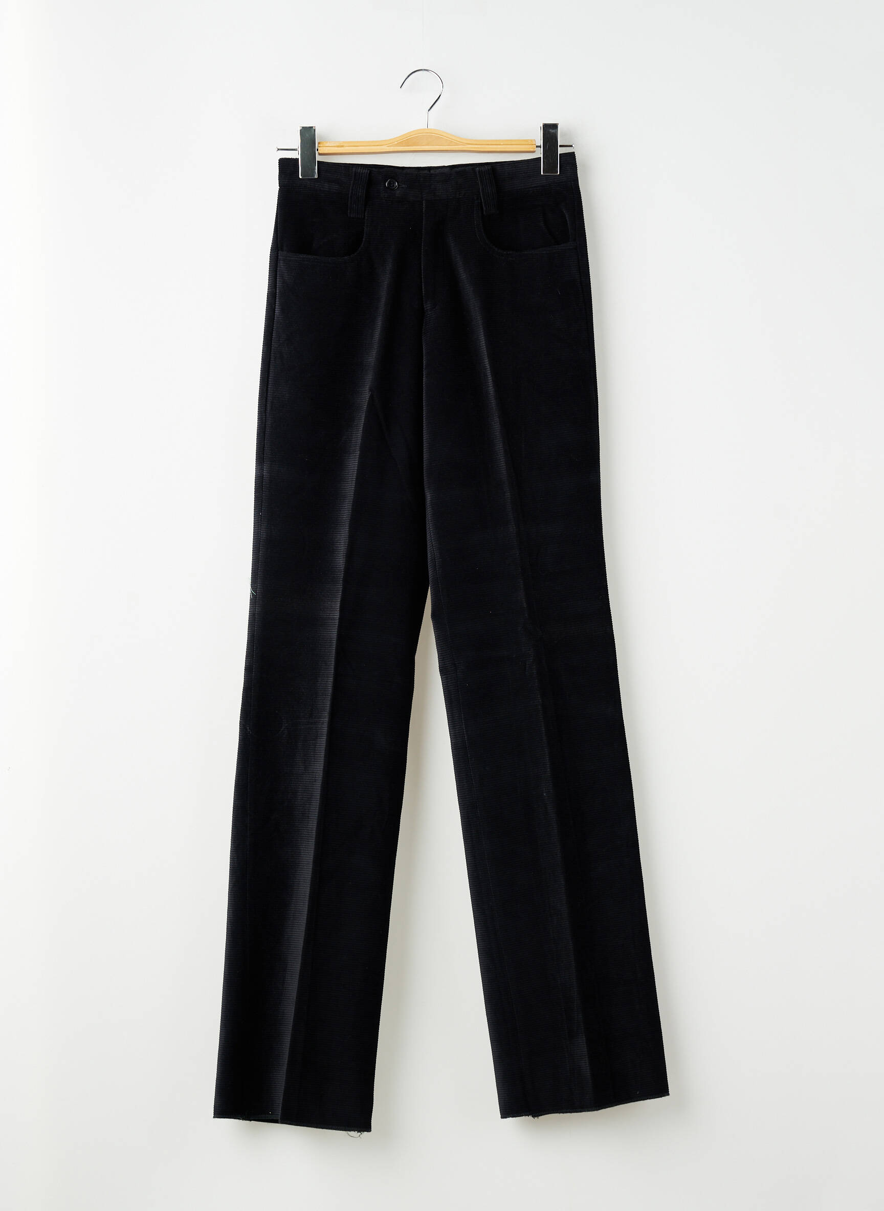 Pantalon slim stretch taille normale noir PIERRE TALAMON homme