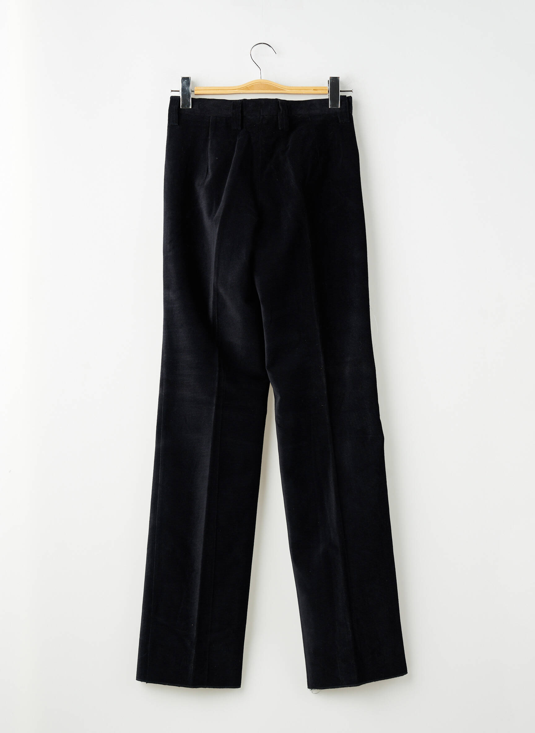 Pantalon slim stretch taille normale noir PIERRE TALAMON homme