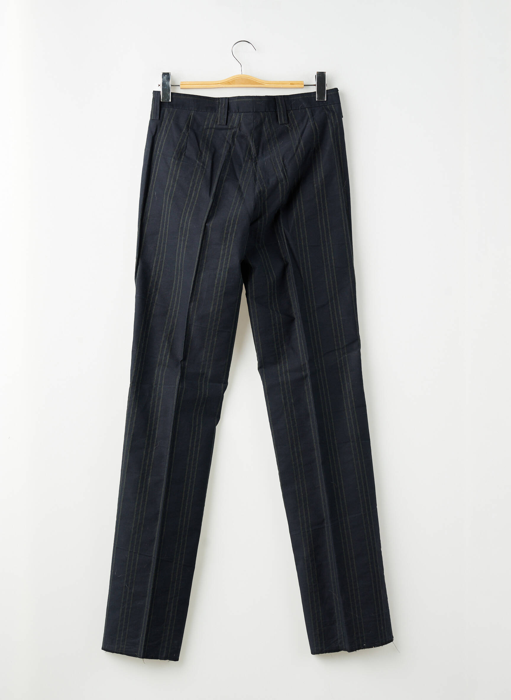 Pantalon slim tissage popeline taille normale bleu PIERRE TALAMON homme