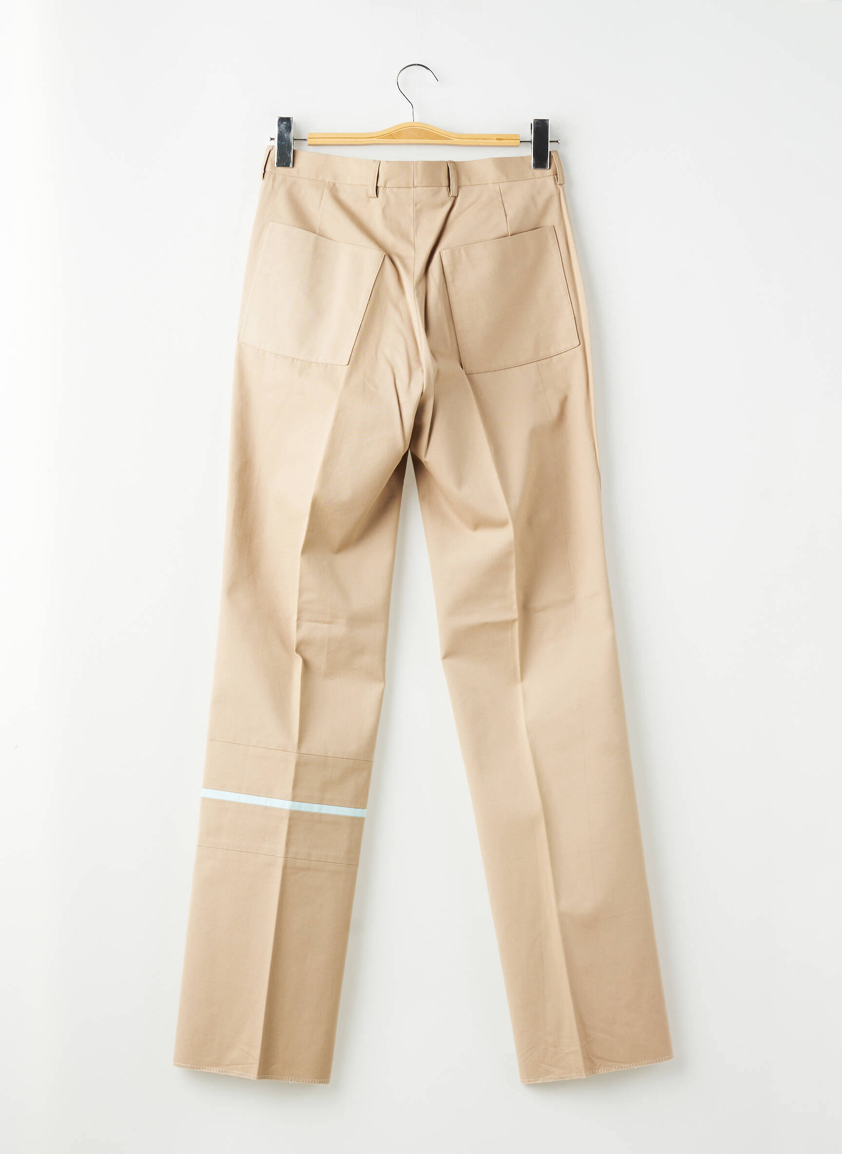 Pantalon slim tissage popeline taille normale marron PIERRE TALAMON homme