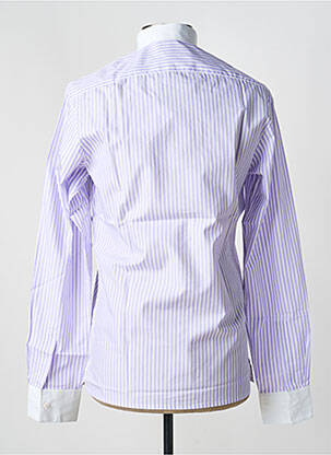 Chemise manches longues coupe cintrée violet PIERRE TALAMON homme