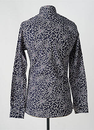 Chemise manches longues imprimé fantaisie noir PIERRE TALAMON homme